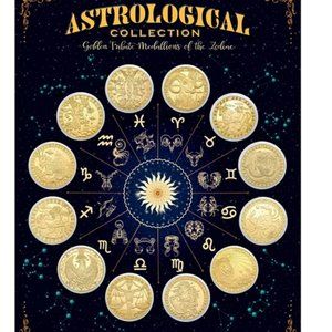 AMERICAN COIN TREASURES 12 Astrological Medallions of The Zodiac Collection NEW